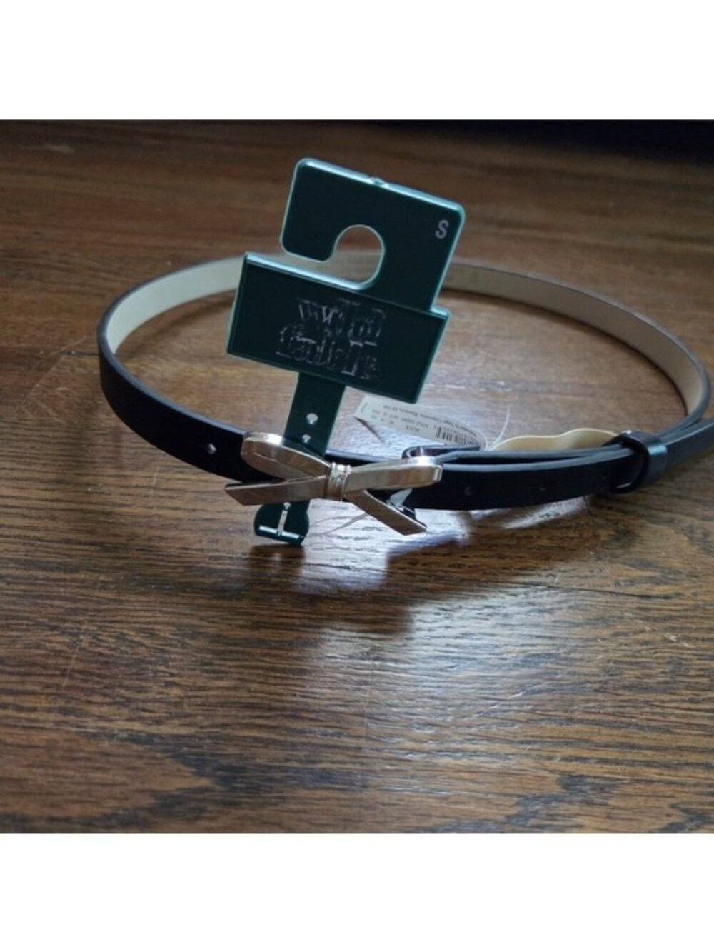 NEW WILD FABLE Womens Small Skinny Black Bow Belt